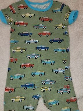Hatley summer PJ set Car Theme 5t